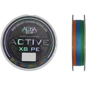 Resim Albastar Active 8x İp Misina Multıcolor 0.15mm - 300m - 15.6kg 