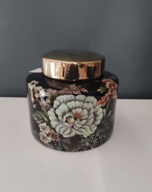 Resim Lamedor Flower Garden Kapaklı Silindir Küçük Küp 20x20x17 Cm 