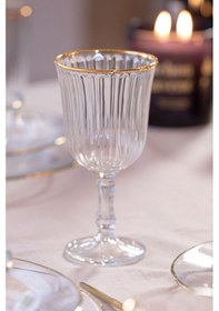 Resim Rakle Splendid Gold 4'lü Su Kadehi Seti 240 Cc 