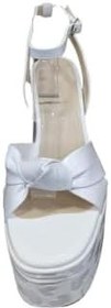 Resim BABLİSOK 8189 PLATFORM TOPUK KADIN ABİYE GELİNLİK SANDALET Beyaz 3 