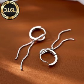 Resim 316L Paslanmaz Çelik Küpe ve Boncuklu Püskül - Hipoalerjenik, Zarif Minimalist Tasarım, Babalar Günü, Anneler Günü, Kız Arkadaşlar, Kız Kardeşler ve Arkadaşlar için Mükemmel Hediye, Noel, Cadılar Bayramı, Paskalya, Yeni Yıl ve Daha Fazlası İçin Sevimli Küpeler 