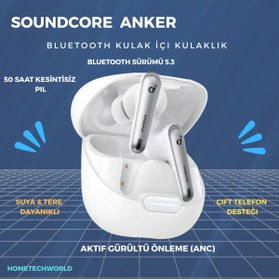 Resim Anker TWS Bluetooth 5.3 Kulak içi Kulaklık LDAC ve Hi-Res Wireless ,Hibrit Aktif Gürültü Önleme 