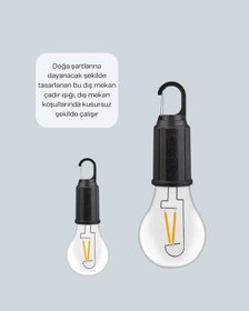 Resim Ucuztekno Akıllı Sensörlü Usb Şarjlı Kamp Lambası Renkli 