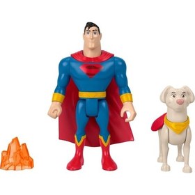 Resim Imaginext DC League of Super Pets Kahramanlar ve Hayvanlar HGL02 