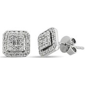 Resim Pirnus Diamond Baget Küpe 14 Ayar Altın Gramı : 2.49 