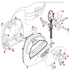 Resim Givi Z312 ÇANTA TABLA DÜĞMESİ MONTAJ SACI E26-E29-E300-E30-E33-E41-E42-E360-E280-E46-E460 