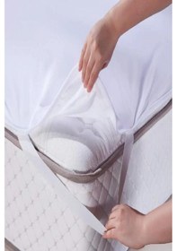 Resim Evony Bebe Alez 70x120 Cm Sıvı Geçirmez Micro Kumaş Beyaz 