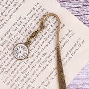Resim 2 Adet Vintage Bronz Alaşımlı Saat Tasarımlı Kitap Ayracı - Kitap Severler & Koleksiyoncular İçin Şık DIY Hediye - Belgeler & Kitaplar İçin Retro Metal Kitap Ayracı - Okuma Tutkunları İçin Mükemmel, Koleksiyonluk Kitap Ayracı | Süslü Detaylar | El Yapımı Kitap Ayracı, Okuma İçin Kitap Ayracı 