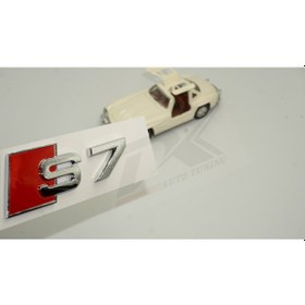 Resim Audi S7 Bagaj Krom Abs 3M 3D Yazı Logo Amblem Ürün 