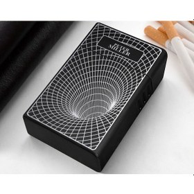 Resim Bk Gift Kişiye Özel İsimli Siyah Metal Sigara Tabakası -3 