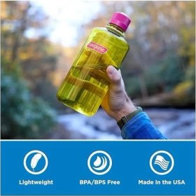 Resim Hype Store Sustain Tritan Bpa Içermeyen Su Şişesi,%50 Plastik Atık, 32 Oz, Dar Ağız, Taşı 