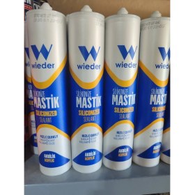 Resim Wieder Silikonize Mastik Beyaz 450GR 