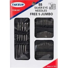 Resim Hagiki (1 Adet) 55 Parça Dikiş Iğnesi ve Yorgan Iğnesi Seti(1 Adet) 