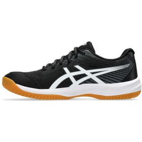 Resim Asics UPCOURT 6 Erkek Siyah Voleybol Ayakkabısı 1071A104-001 