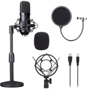 Resim Lea L-2700 192K Stüdyo Condanser Canlı Yayın Mikrofon Seti 