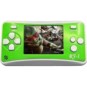 Resim Rs-1 Retro Portable Handheld Game Console, 2.5 İnch 8 Bits True Color Lcd, Built-in 152 Kinds Games Green 