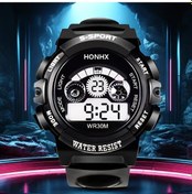 Resim Gaojunshop01 1 Adet S-sport 's Turuncu Dijital Saati Kolay Okunur Ekran Dayanıklı Plastik Kasa Ve Kayış Diğer 