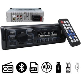Resim CARSTAR Cs-970 Çift Usb/sd/fm/aux/bluetooth Kumandalı Oto Teyp 4x60 Watt 