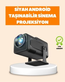 Resim shopwave Otomatik Dikey Düzeltmeli ve Manuel Zoom Fonksiyonlu Akıllı Projektör 