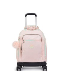 Resim Kıplıng New Zea 8 Tekerlekli Okul Çantası Pembe Blush Metallıc 