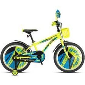 Resim X-FORCE 16 JANT MTB - 10' - Vitessiz - V.B. -Neon Sarı- Siyah-Mavi 