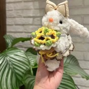 Resim Silver1 Sevimli Renkli Ip Peluş Ayı Kolye El Yapımı Oyuncaklar Küçük Bebek Çanta Çekicilik Sevimli Bebek Cep Telefonu Çekicilik (Yurt Dışından) 