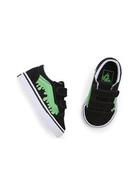 Resim Vans Old Skool V Cırtlı Siyah Erkek Çocuk Spor Ayakkabı Karışık 