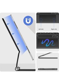 Resim Apple Uyumlu iPad 10. Nesil 10.9 İnç Magic Klavye Keyboard Touchpad Akıllı Işıklı Q Klavyeli Kılıf Manyetik 