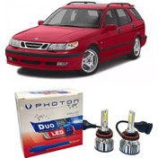Resim Saab 9-5 Led Xenon Uzun Far Ampulü H7 Duo Yeni Seri Beyaz 2001+ 