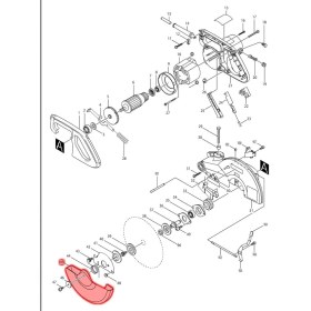 Resim Makita LS1040N Emniyet Kapağı Ürün Kodu 416003-8 