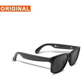 Resim C8 Lite Gözlük Kulaklık Kablosuz Bluetooth 5.3 Kulaklık Açık Sürüş Kulaklık C8 Lite Black 