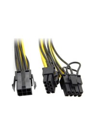 Resim Pci e 8 Pin (6+2) 2X Pci-e Ekran Kartı Power Çoklayıcı Kablosu 
