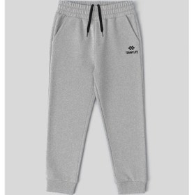 Resim Tommylife Gri Melanj Standart Fit Manşetli İnce Erkek Çocuk Eşofman Alt - 11205 Gri Melanj 