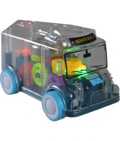 Resim Ctoys Işıklı Sesli Şeffaf Minibüs Mavi 