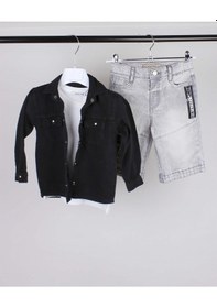 Resim Jack Lions Jacklions Erkek Bebek Kot Kapri Slim Fit - Gri 