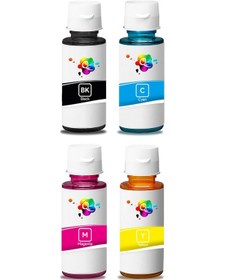 Resim QC HP Ink Tank 315 Uyumlu Yazıcı Mürekkep Seti 70ml 4 Renk 