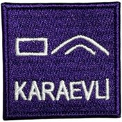 Resim Ex Patch Karaevli Türk Oğuz Boyu Tamgası Peç Patch 5 X 5 Cm 