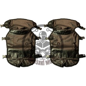 Resim yamasaki Motosiklet Bacak Örtüsü Deri Model Cırt Ayarlı Standart Motor Diz Soğuk Rüzgar Yağmur Koruma 