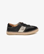 Resim Greyder 59275 Siyah Süet Altın Hakiki Deri Kadın Sneaker Ayakkabı-850 Siyah-altın 