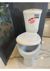 Resim Turavit ENG1603 Engelli Kanallı Klozet Nkp Yavaş Kapak 