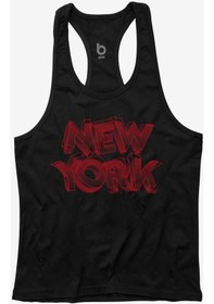 Resim Bluu Newyorkstr Fitness Gym Tank Top Sporcu Atleti (528806808) 