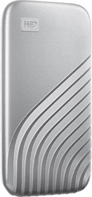 Resim WD My Passport 2TB 1050MB/-1000MB/s USB 3.2 Gen 2 Taşınabilir SSD Gri 