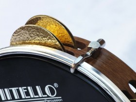 Resim Tef Tambourine Riq Marine W / Punched Cymbals 