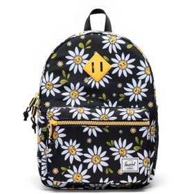 Resim Herschel Heritage™ Çocuk | Su İtici Kumaş Sırt Çantası, 15 L - Siyah Papatya Desen / OS 