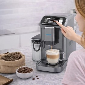 Resim Yasomi Brewsta Ws-D5 Çelik Kahve Öğütücülü, Süt Köpürtücülü, Dokunmatik Ekranlı Full Otomatik Espresso Makinesi 