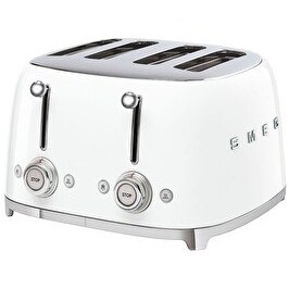Resim Smeg 1x4 Beyaz Ekmek Kızartma Makinesi 