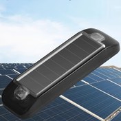 Resim 1 adet LED güneş enerjili dekoratif ışık, arabalar, motosikletler, bisikletler için uygun sürüş feneri 
