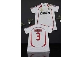 Resim Retro 2007 Sezonu Paolo Maldini 3 Nostalji Forması (BEYAZ)123W 