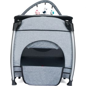 Resim Alkasaz Comfymax Power Park Yatak Oyun Parkı 70X110 - Steel Grey 