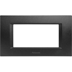 Resim Panasonic Viko Thea Otima Modular 4modül Çerçeve Siyah 